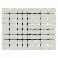  Тротуарная плитка Braer Классико Дуо 40 мм Белый: внешний вид